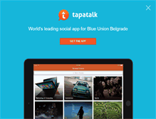 Tablet Screenshot of forum.blueunionbelgrade.com
